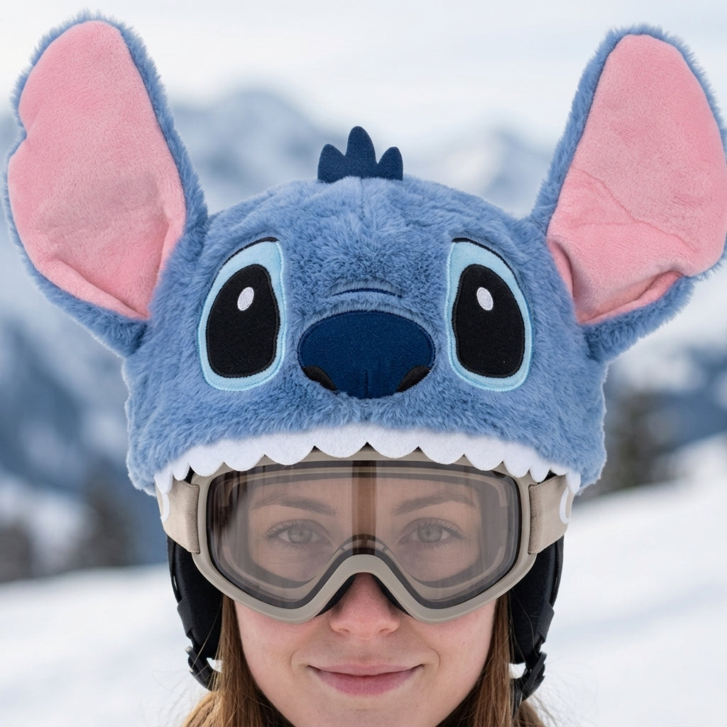 PowderPuffClub™ - Plush Ski Helmet Cover