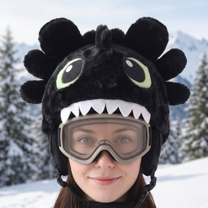 PowderPuffClub™ - Plush Ski Helmet Cover