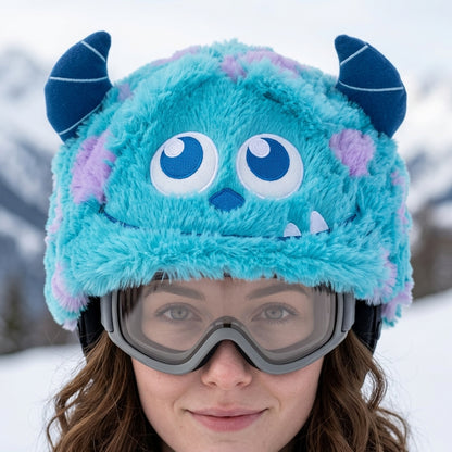 PowderPuffClub™ - Plush Ski Helmet Cover