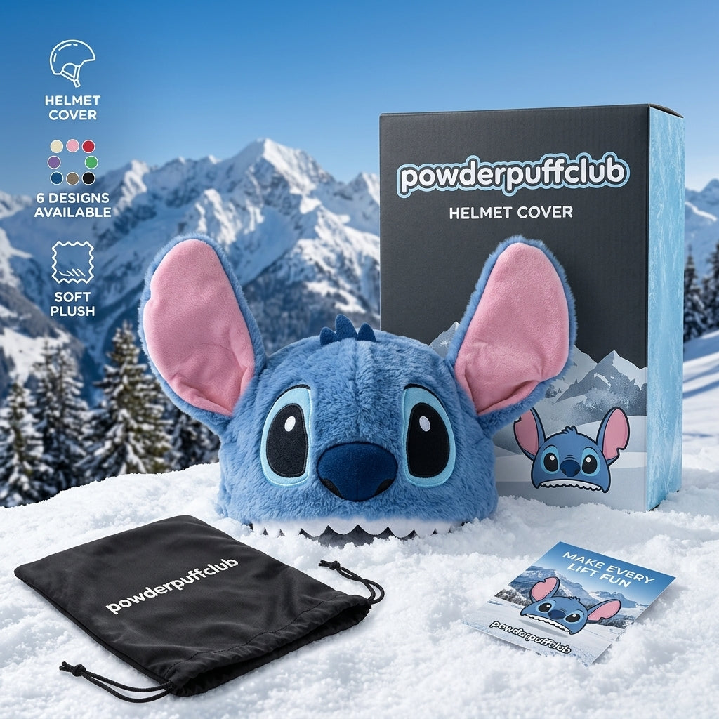 PowderPuffClub™ - Plush Ski Helmet Cover